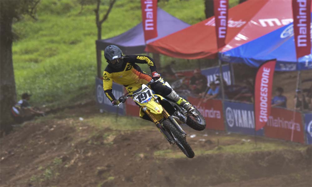 Roberto Castro regresó al Campeonato Nacional de Motocross, y se llevó en tercer lugar en la MX1. Foto: Motoclub.